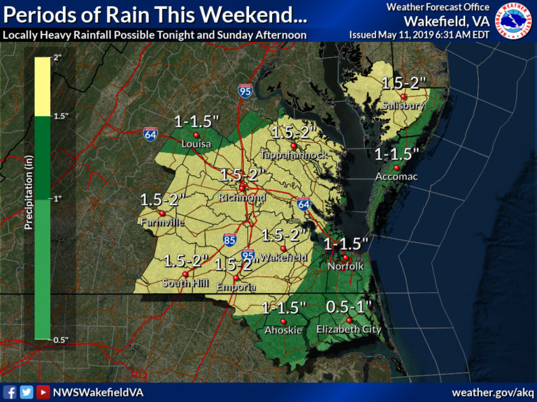 National Weather Service Briefing on Heavy Rain/Flooding Potential This Weekend