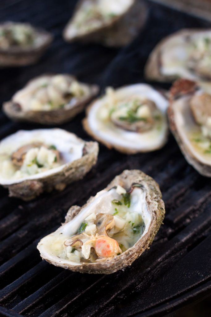 Char-Grilled Oysters with Garlic-Herb Butter: The Seafood-Lover’s Fall ...