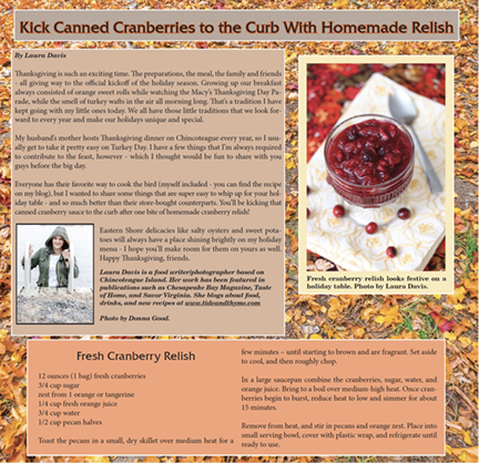 Kick Canned Cranberries to the Curb With Homemade Relish