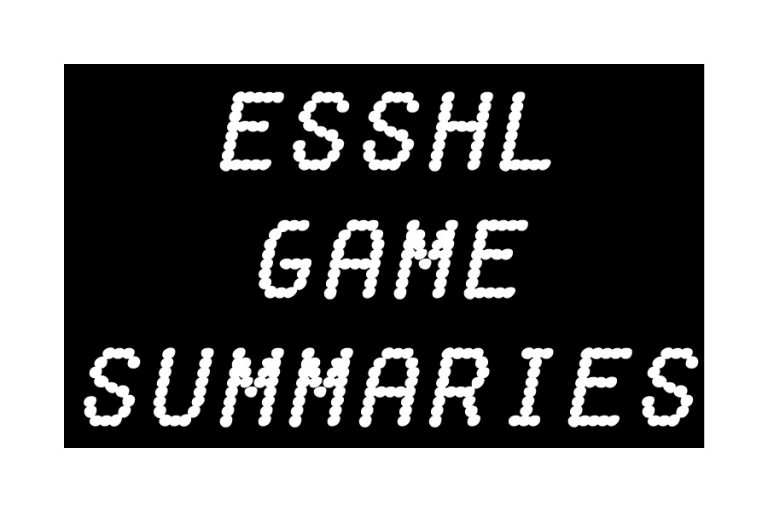 ESSHL Game Summaries, January 5, 2020