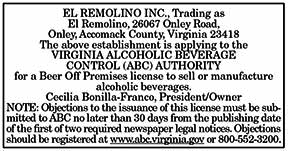 El Remolino ABC License 9.4, 9.11