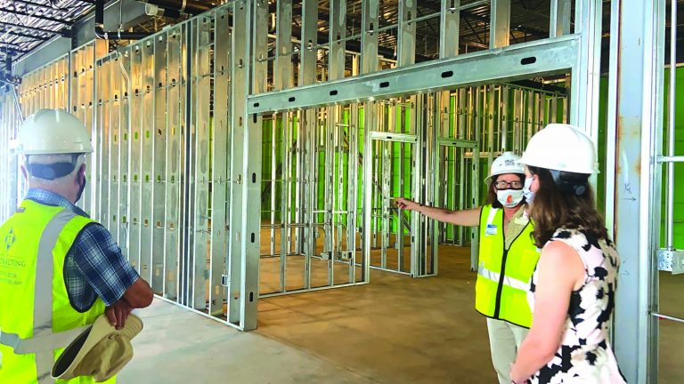 Luria Tours Regional Library Construction Site in Parksley