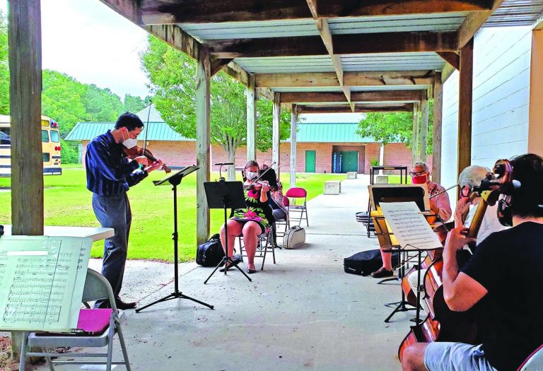 Orchestra Safely Rehearses, Readies for Oct. 17 Outdoor Concert