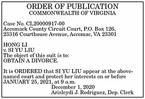 Li-Lui Divorce Notice 12.4, 12.11, 12.18, 12.25