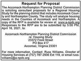 Accomack Northampton Planning District Commission RFP Regional Housing Study 3.19