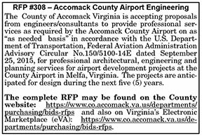 RFP 308 – Accomack County Airport Engineering 4.2