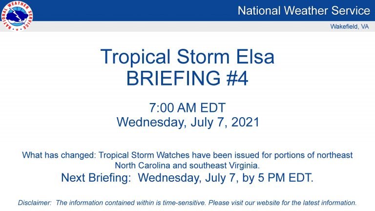 Virginia Eastern Shore Under Tropical Storm Watch
