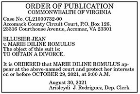 Divorce Jean v. Romulus 9.3, 9.10, 9.17, 9.24