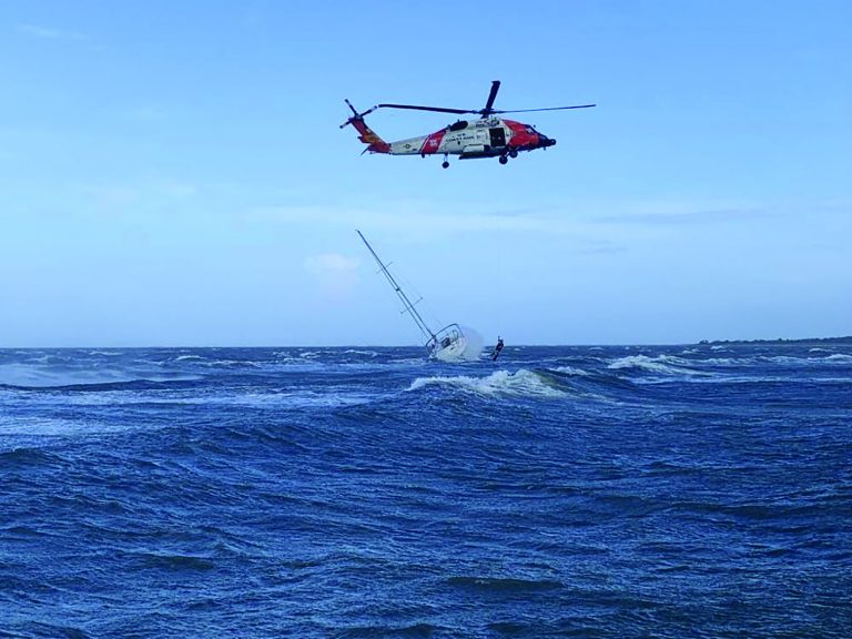 Coast Guard Rescues Three Boaters in Chincoteague Inlet