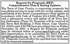 Town of Cape Charles RFP Comprehensive Plan and Zoning Updates 10.8