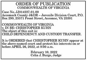 Child Dependency and Custody Transfer Kuhn 2.18, 2.25, 3.4, 3.11