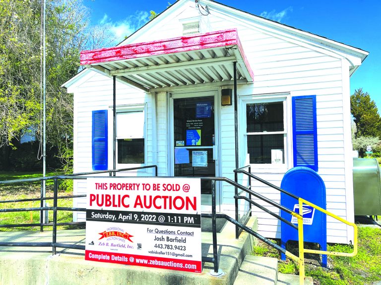 Pungoteague Post Office Building To Be Sold At Auction