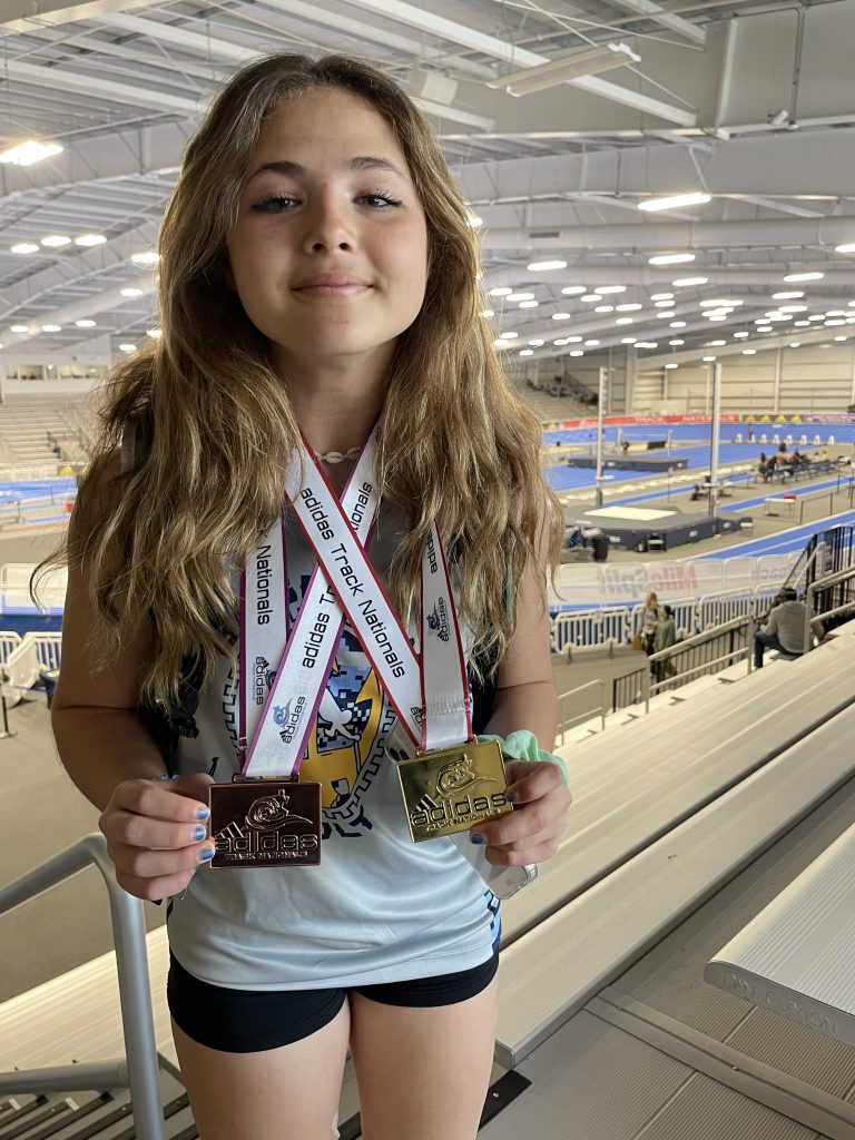 Broadwater’s Rylee Coates Places in Adidas Track Nationals Meet