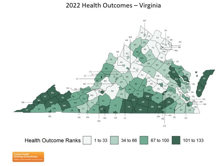 Report: Eastern Shore Counties Among Least Healthy in Virginia