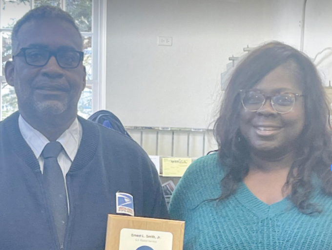 CAPE CHARLES: Ernest Smith Jr. retires from USPS after 40 years