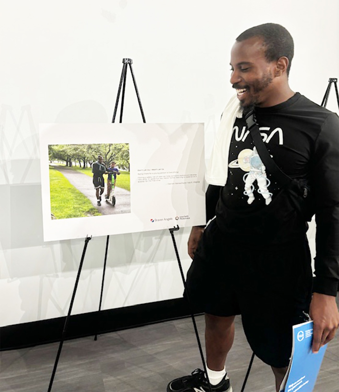 Damani Baines serves Shore through nonprofit work and photography skills