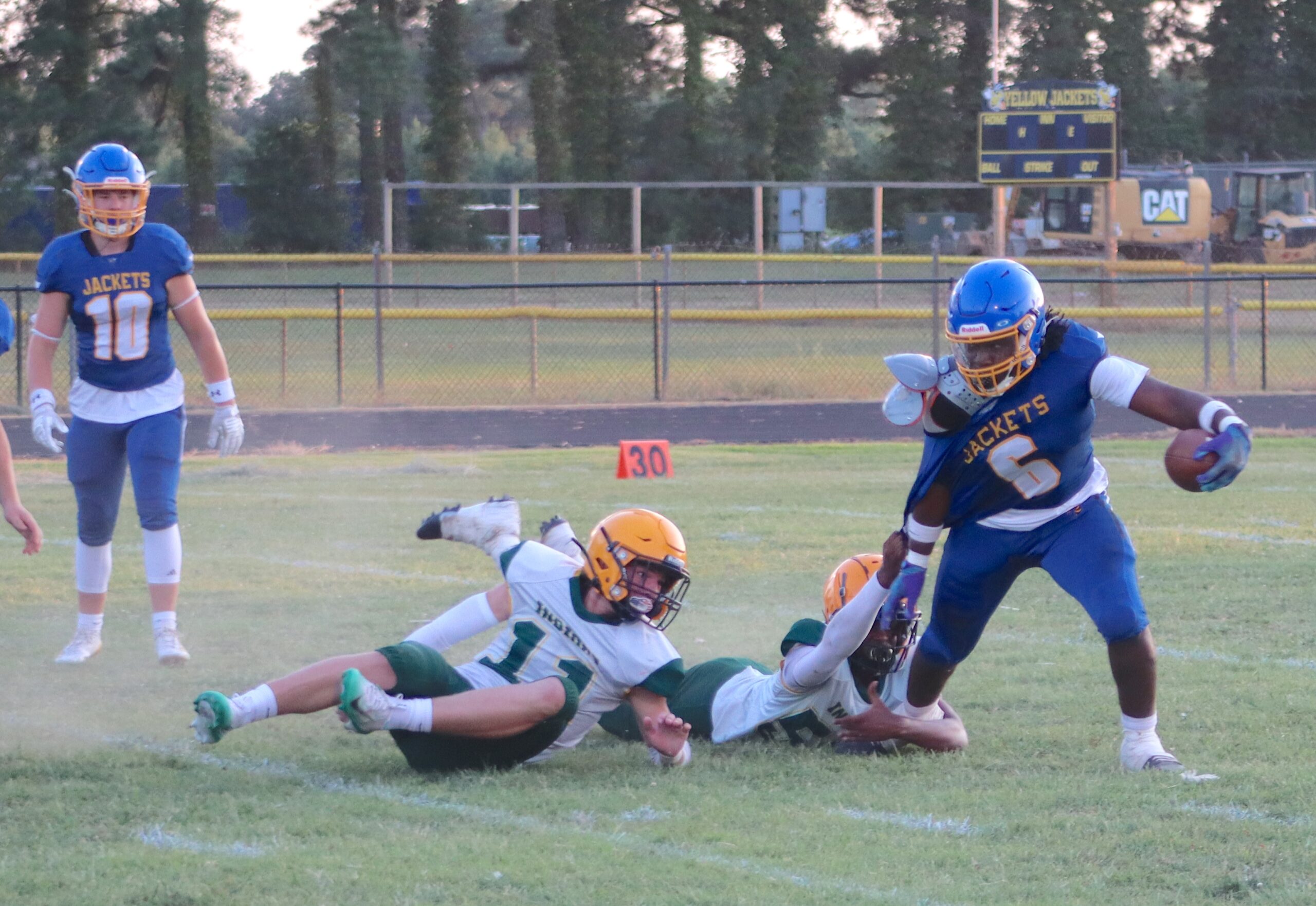 Jackets come up just short in opener