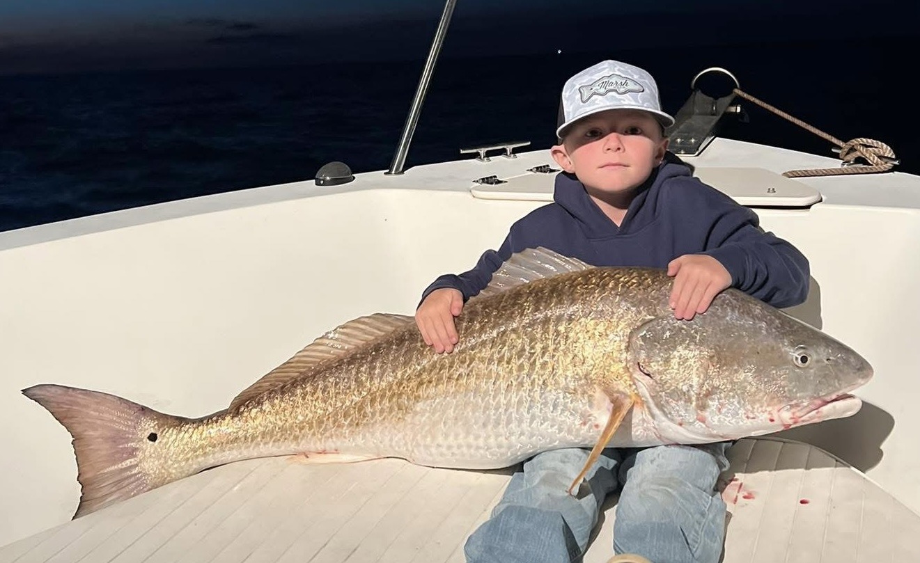 Boggs lands trophy red drum