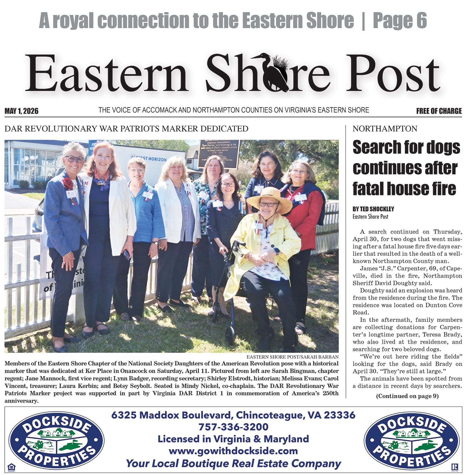 Eastern Shore Post  |  May 1, 2026