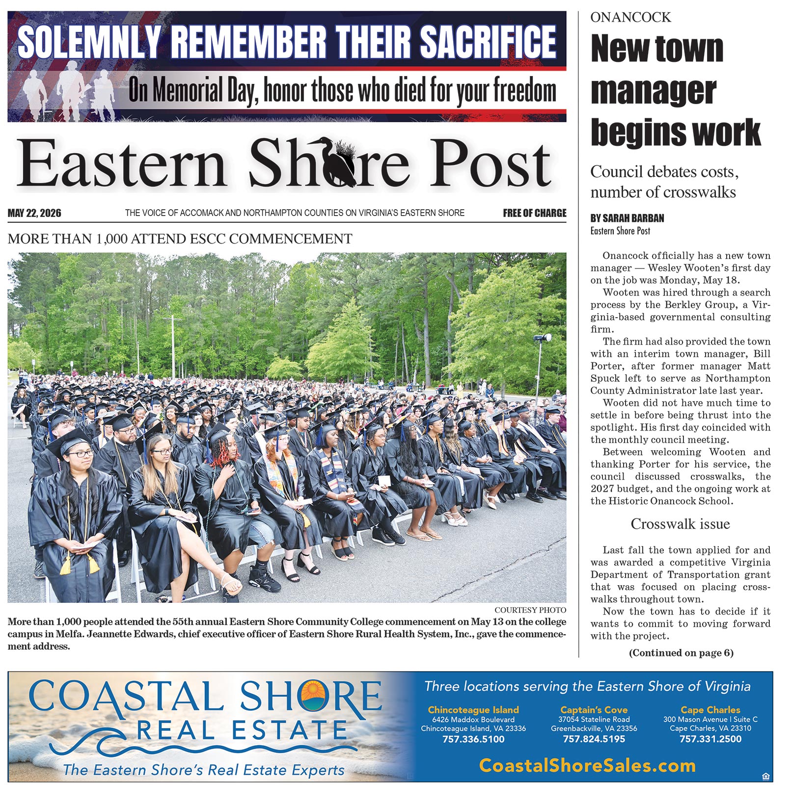 Eastern Shore Post  |  May 22, 2026
