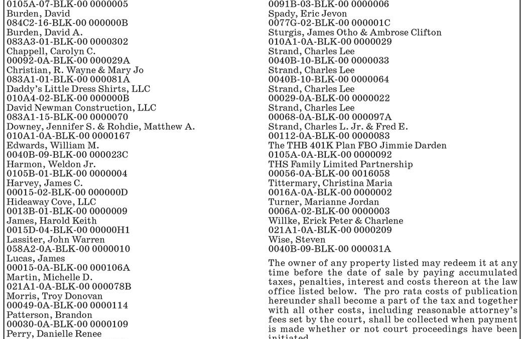 Judicial Sale of Real Estate, Northampton County, Aug. 24