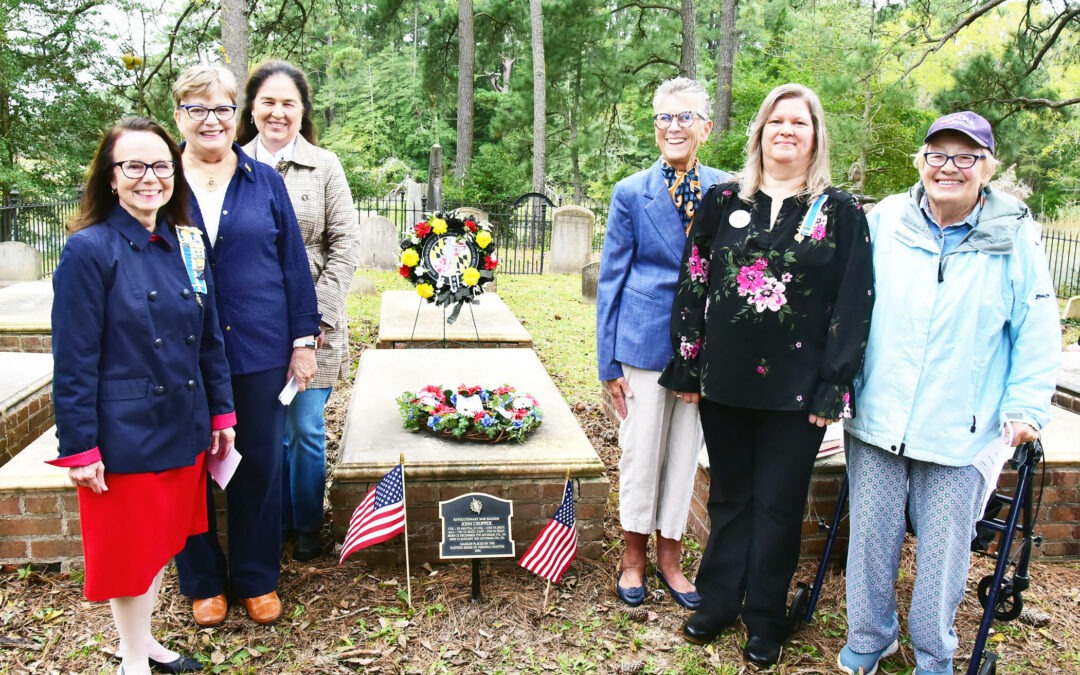 DAR dedicates marker to General John Cropper